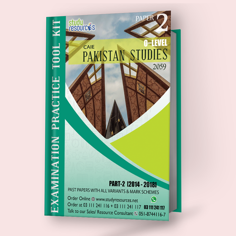 Cambridge O-Level Pakistan Studies (2059) P-2 (Geography) Past Papers Part-2 (2014-2018)