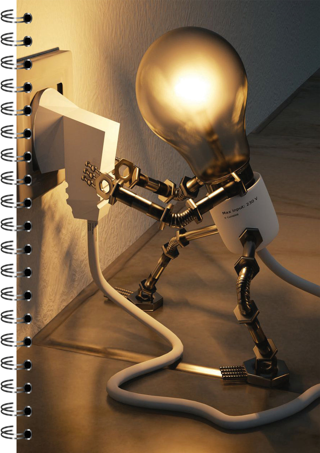 Robotic Bulb Notebook