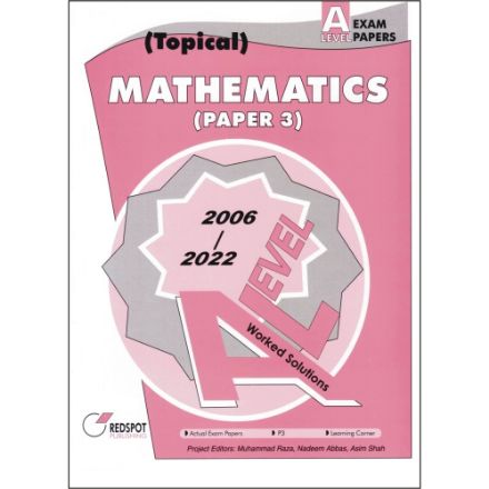 Alevel Math Book Cambridge A-Level Mathematics (9709) P-3 Topical RedSpot (2023 Edition ...