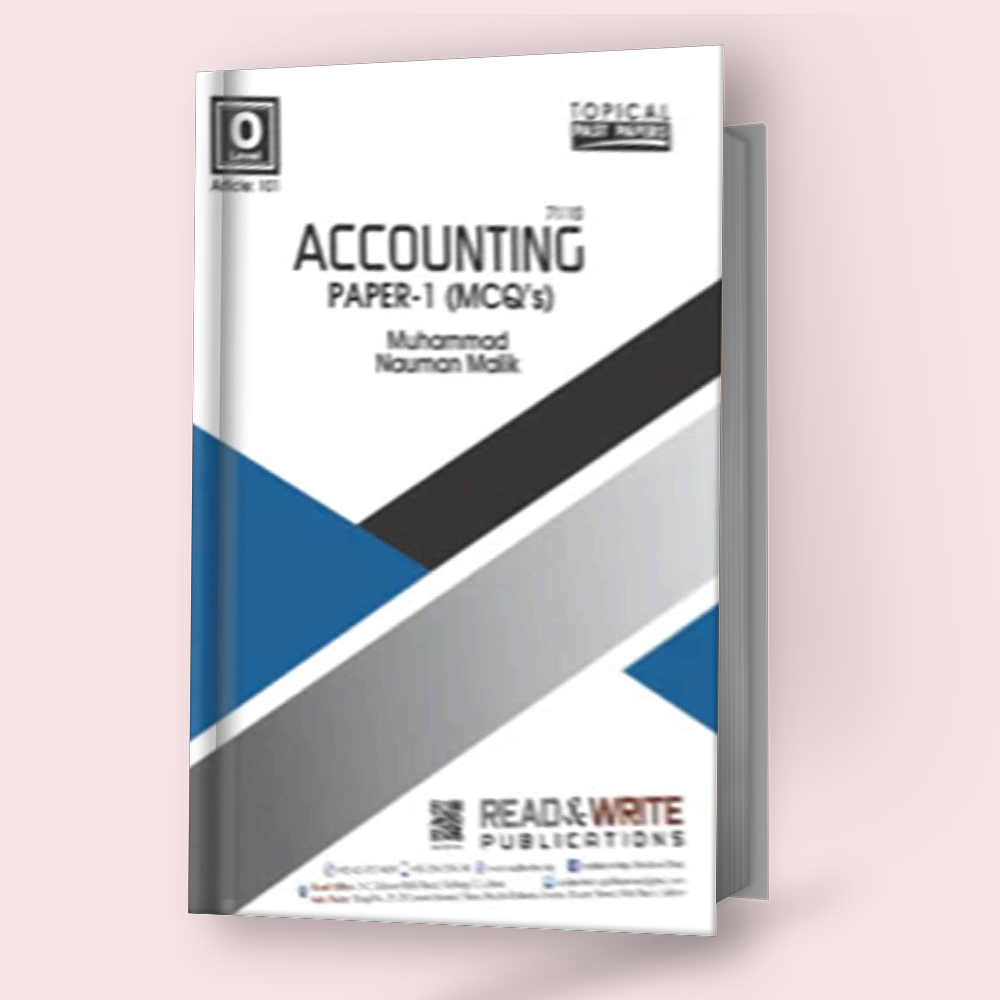 Cambridge O-Level Accounting (7707) Paper-1 MCQ's R&W 101