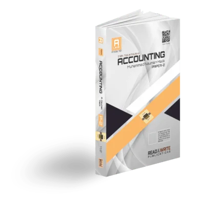 Cambridge AS-Level Accounting (9706) Paper-2 Topical By M Nouman Malik R&W 112
