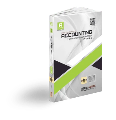 Cambridge A-Level Accounting (9706) Paper-3 (Topical) R&W 113