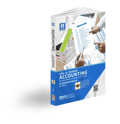 Cambridge A-Level Accounting (9706) Text Book by M Nouman Malik R&W 116