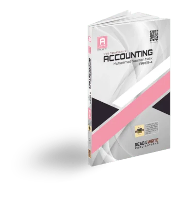 Cambridge A-Level Accounting (9706) Paper-4 (Topical Worked Solution) R&W 117