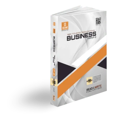 Cambridge IGCSE/O-Level Business Studies (0450/7115) P-2 Topical Workbook R&W 122