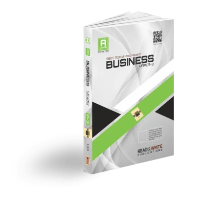 Cambridge A-Level Business (9609) Paper-3 (Topical) R&W 139