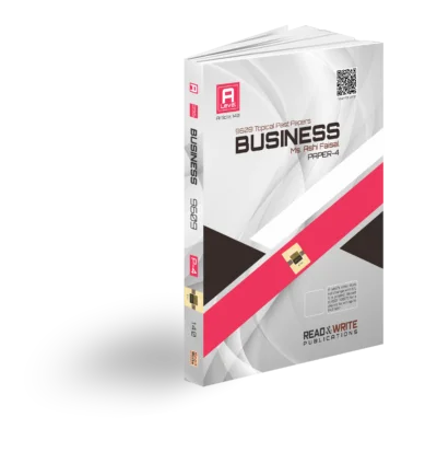 Cambridge A-Level Business (9609) Paper-4 (Topical) R&W 140
