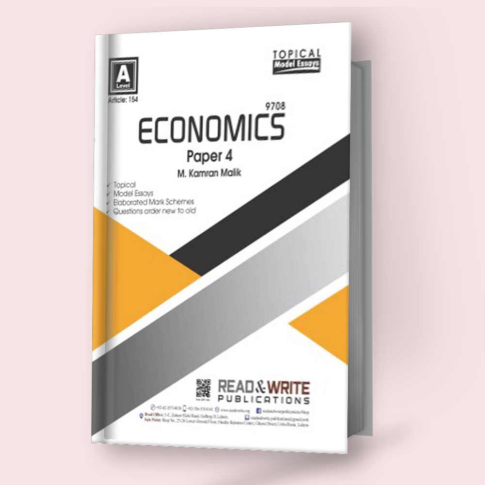 Cambridge A-Level Economics (9708) Paper-4 (Topical) R&W 154