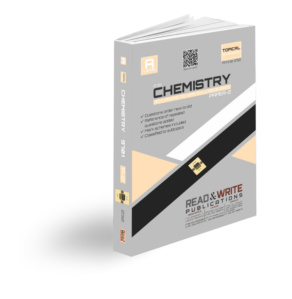 Cambridge A-Level Chemistry (9701) P-2 Topical Workbook by Editorial Board R&W 232
