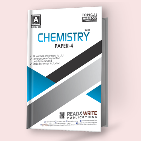 Cambridge A-Level Chemistry (9701) P-4 Topical Workbook by Editorial Board R&W 234