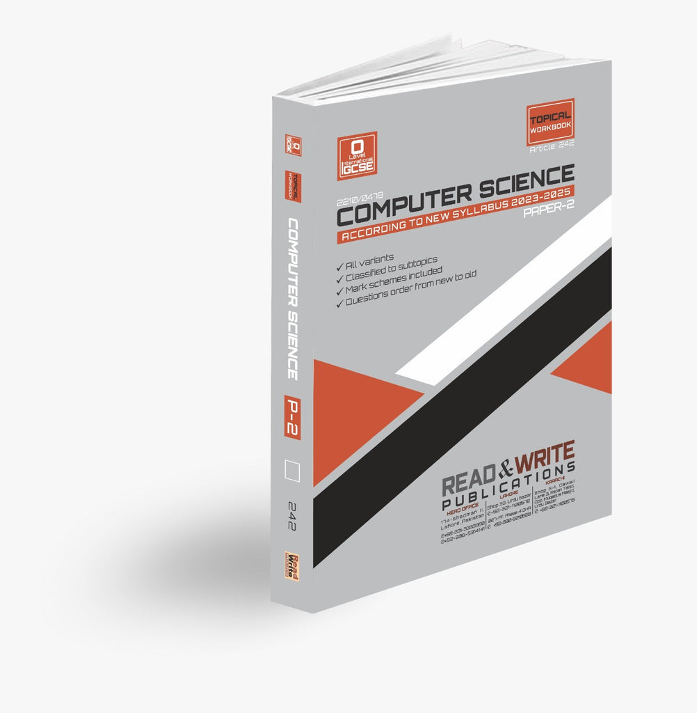 Computer Science O Level/IGCSE Paper-2 Topical Workbook 242 – Study ...