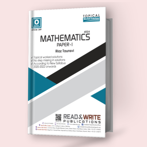 Cambridge O-Level Mathematics (4024) P-1 Topical Worked Solutions R&W 269