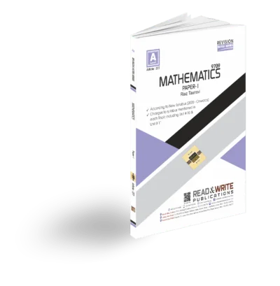 Cambridge A-Level Mathematics (9709) P-1 Revision Note's by Editorial Board R&W 277