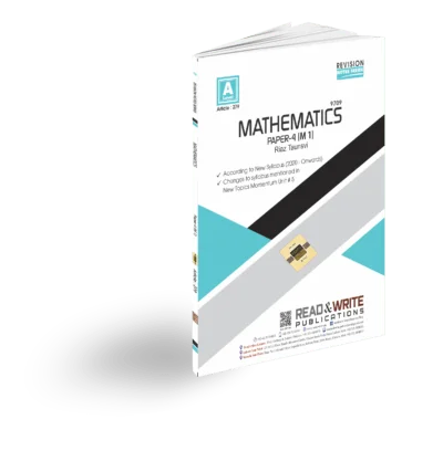 Cambridge A-Level Mathematics (9709) P-4 M1 Revision Note's by Riaz Taunsvi R&W 279