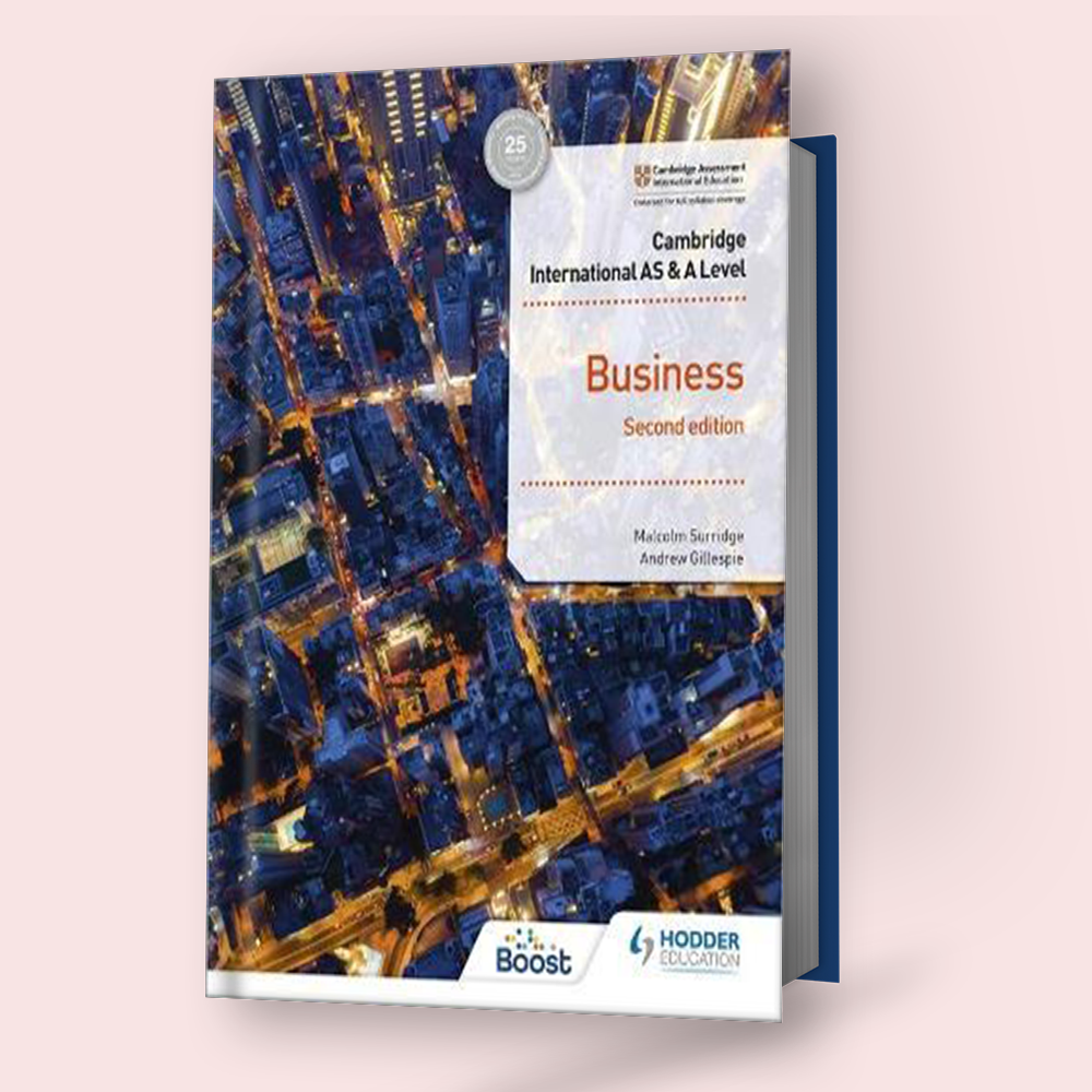 Cambridge AS/A-Level Business (9609) Coursebook by Hodder Education 2nd Edition