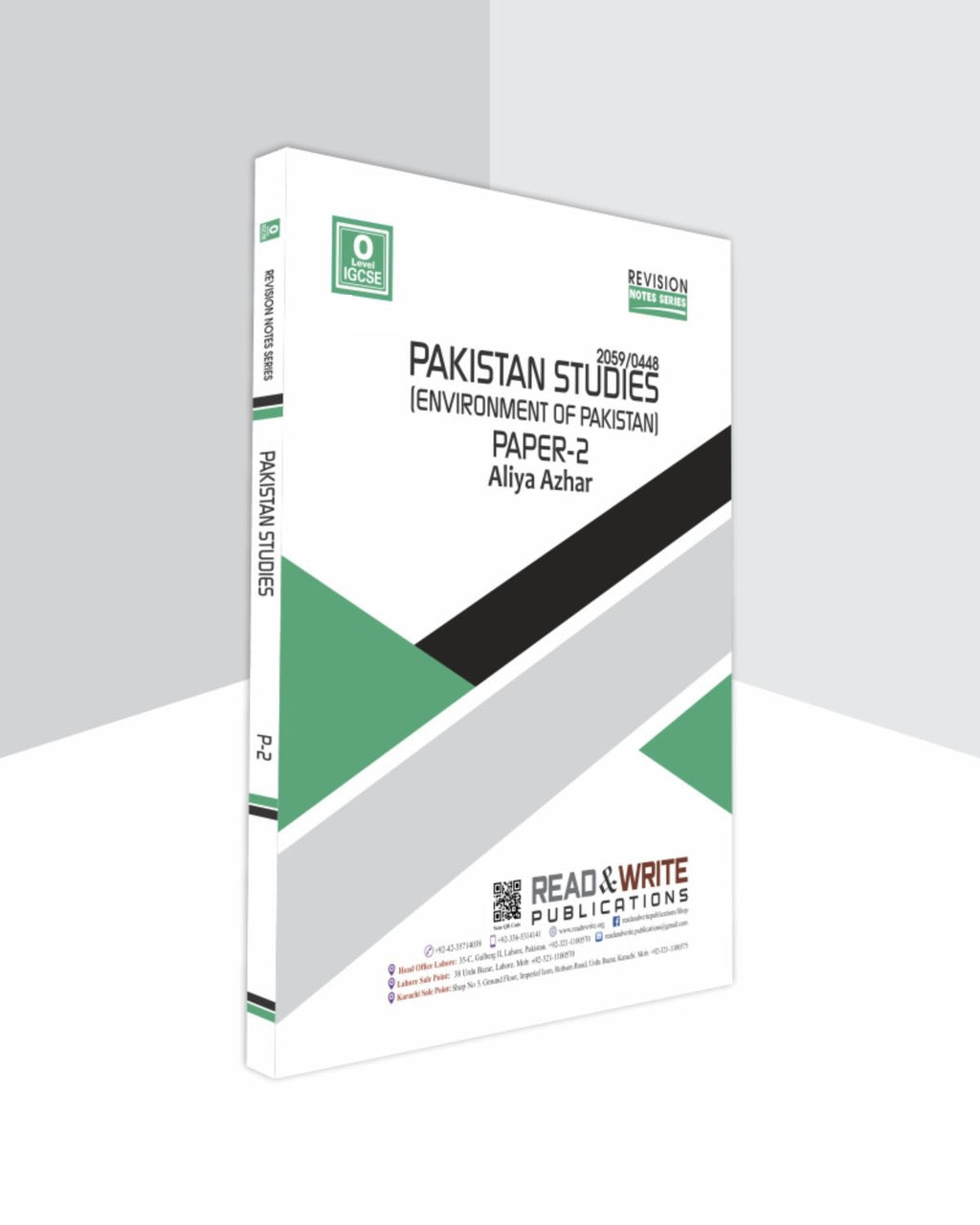 Cambridge O-Level/IGCSE Pakistan Studies (2059/0448) P2 (Environmental of Pakistan) Activity Workbook R&W 420