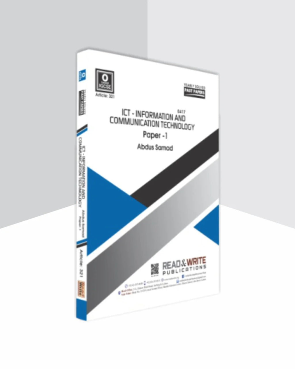 Cambridge IGCSE ICT (0417) P-1 Solved Past Papers (Yearly) by Abdus Samad R&W 321