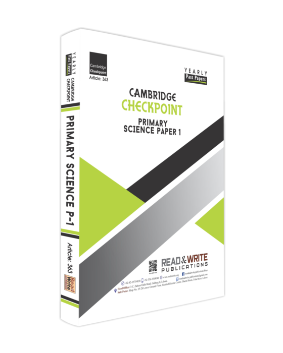 Cambridge Checkpoint Primary Science Paper-1 (Yearly) by Editorial Board R&W 363
