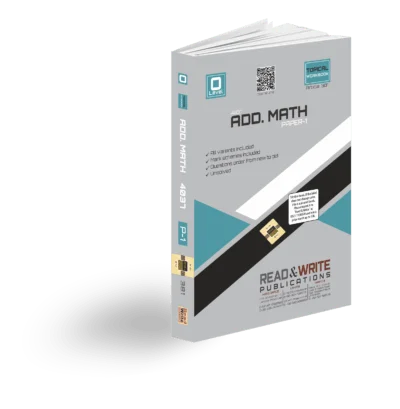 Cambridge IGCSE Add Mathematics(4037) P-1 Topical Workbook R&W 381