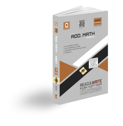 Cambridge IGCSE Add Mathematics(4037) P-2 Topical Workbook R&W 382