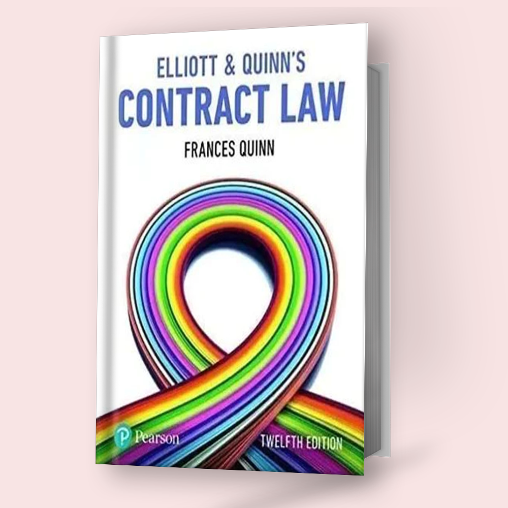 Cambridge AS/A-Level Contract Law (9084) by Catherine Elliott & Frances Quinn 12th Edition (Paper Back Edition)