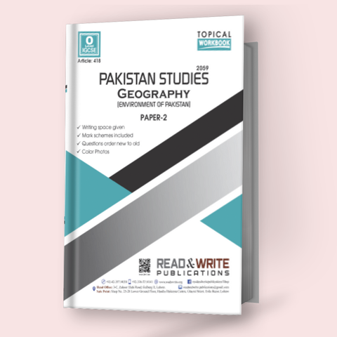 Cambridge O-Level/IGCSE Pakistan Studies (2059/0448) P-2 Topical Workbook by Editorial Board R&W 418