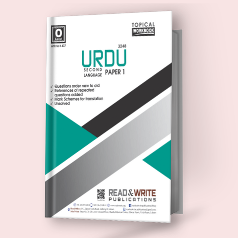 Cambridge O-Level Urdu (3248) P-1 Topical Workbook by Editorial Board R&W 437