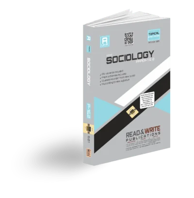Cambridge AS/A2-Level Sociology (9699) P-1 &2 Topical Past Papers R&W 501