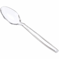 Transparent Plastic Spoons Disposable Flatware