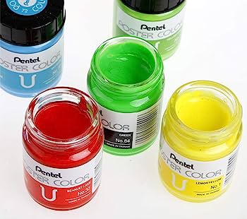 Poster Paints (Pack of 5)(Five Basic Color)