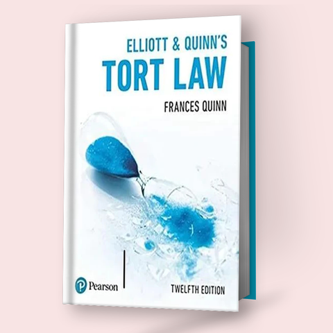 Cambridge AS/A-Level Tort Law (9084) by Elliott & Quinn 12th Edition (Low Price Edition)