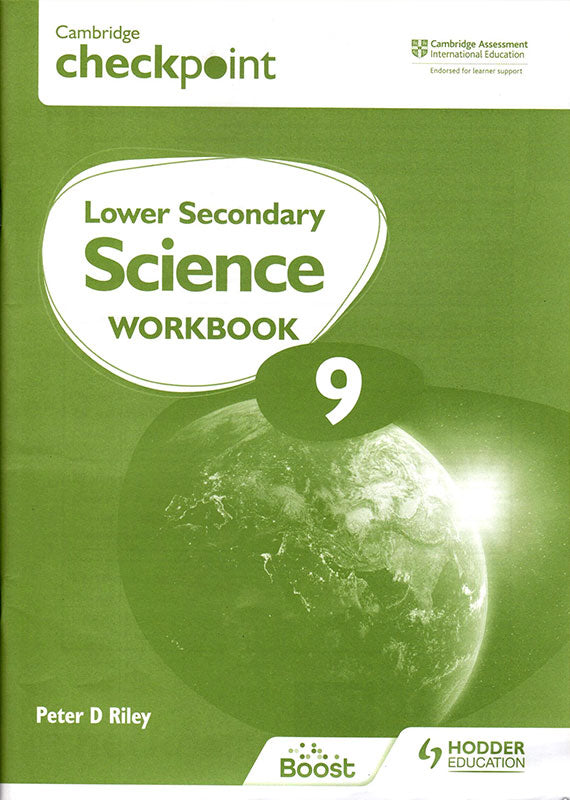 CAMBRIDGE CHECKPOINT LOWER SECONDARY SCIENCE WORKBOOK-9
