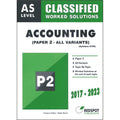 Cambridge AS-Level Accounting (9706) P-2 Classified Worked Solutions (Topical) Redspot