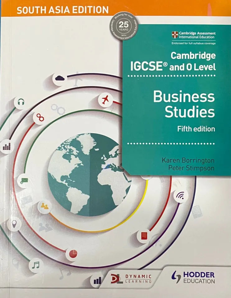 Cambridge O-Level/IGCSE Business Studies (7115/0450) Coursebook 5th Edition (Paper Back)