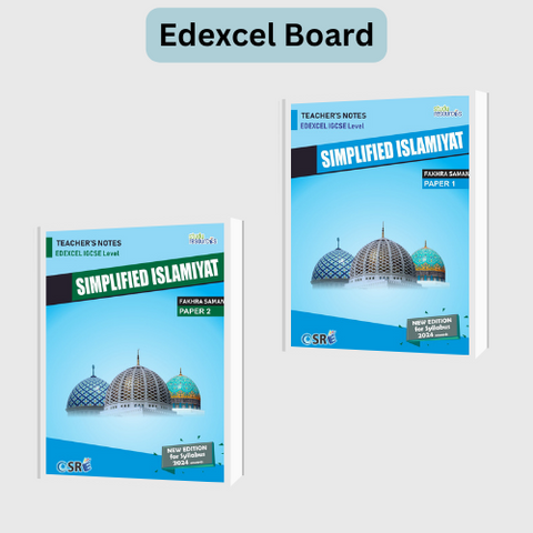 Cambridge IGCSE/O-Level Simplified Islamiyat (P1 & P2)(0493/2058) Teacher's Notes by Ma'am Fakhra Saman 2023 Edition (Edexcel Board)