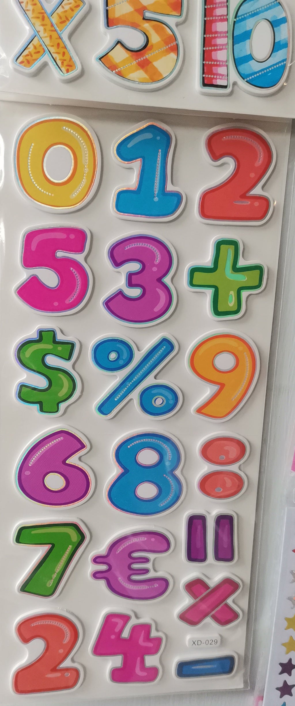 Numeric Sticker Pack