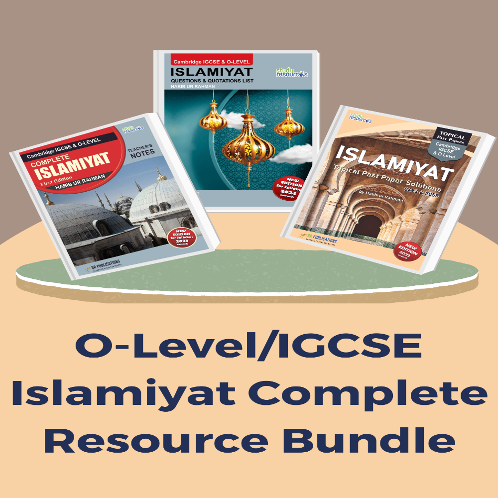 Cambridge IGCSE/O-Level Islamiyat (0493/2058) Complete Resource Pack (Notes + Topical Past Papers + Questions & Quotations) by Sir Habib Ur Rahman 2024 Edition