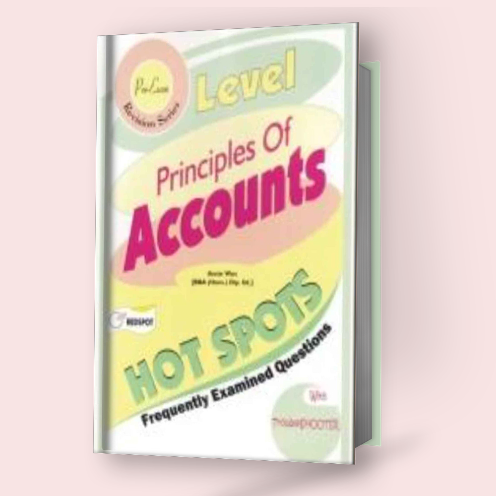 Cambridge O-Level Principles of Accounts (7707) Hot Spots RedSpot