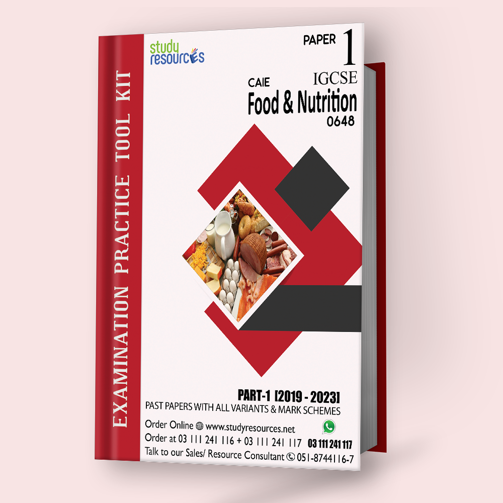Cambridge IGCSE Food and Nutrition (0648) P-1 Past Papers Part-1 (2019-2023)