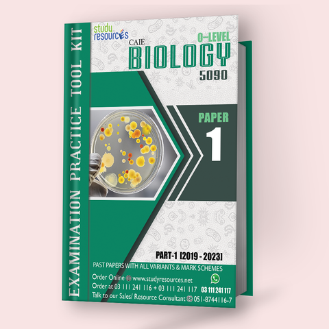Cambridge O-Level Biology (5090) P-1 Past Papers Part-1 (2019-2023) - Study Resources