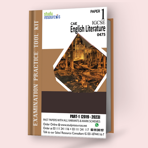 Cambridge IGCSE English Literature (0475) P-1 Past Papers Part-1 (2019-2023)