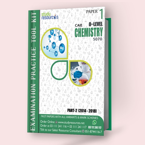 Cambridge O-Level Chemistry (5070) P-1 Past Papers Part-2 (2014-2018) - Study Resources