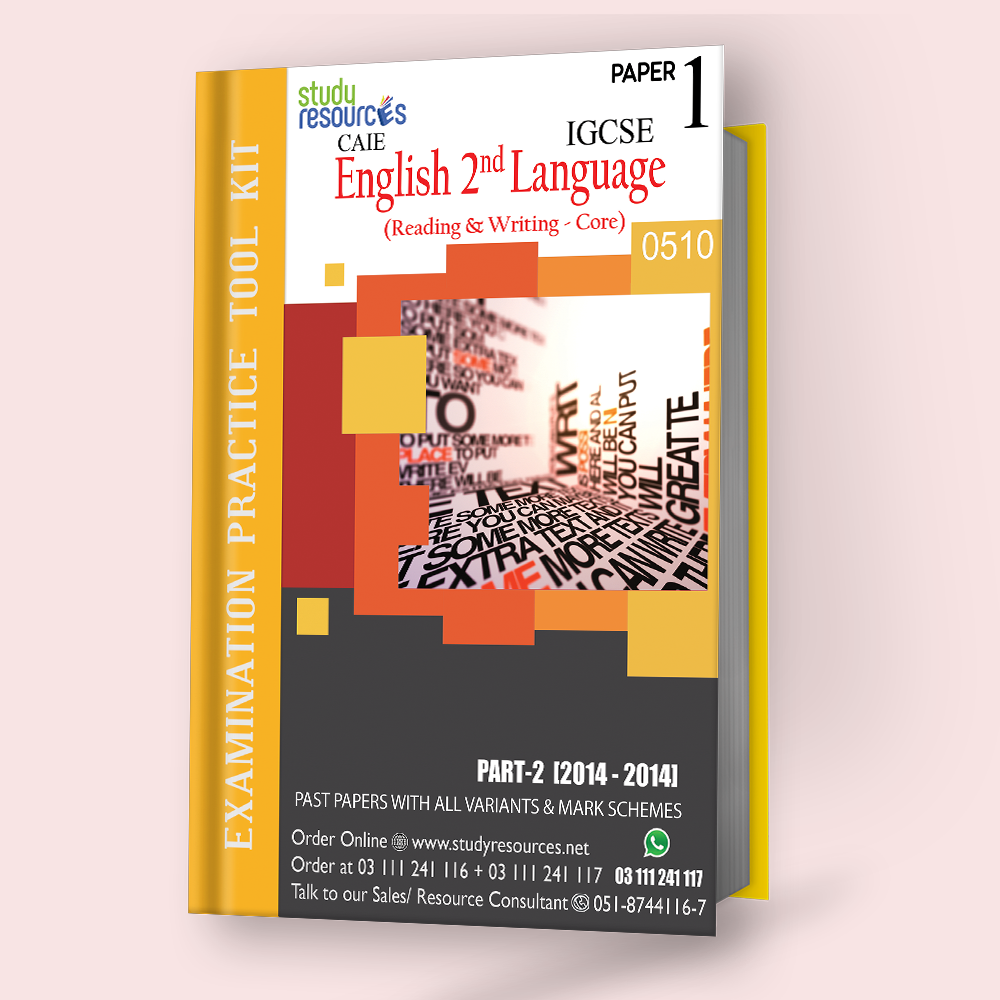 Cambridge IGCSE English 2nd Language (0510) P-1 Past Papers Part-2 (2014-2018)