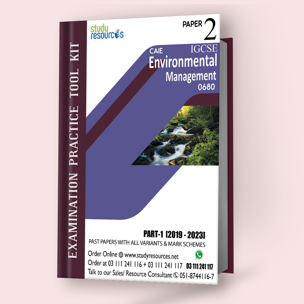 Cambridge IGCSE Environmental Management (0680) P-2 Past Papers Part-1 (2019-2023)