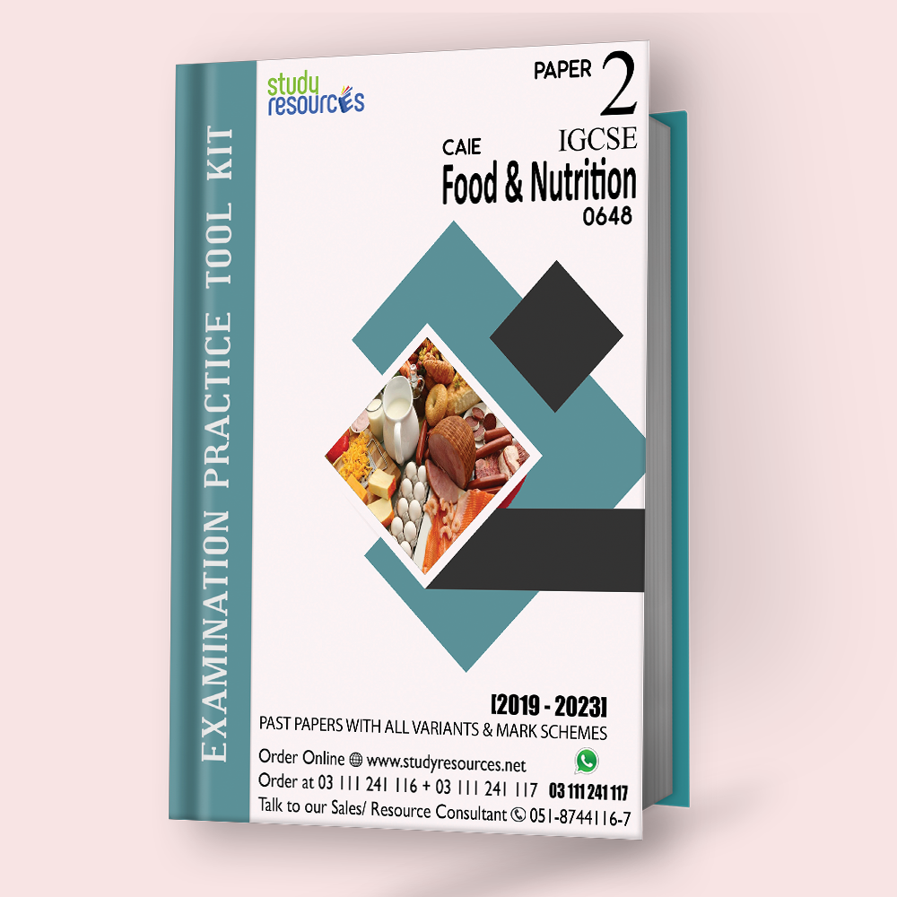 Cambridge IGCSE Food and Nutrition (0648) P-2 Past Papers Part-1 (2014-2023)