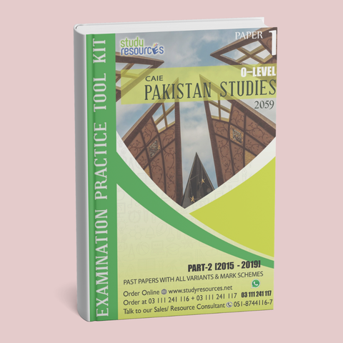 Cambridge O-Level Pakistan Studies (2059) P-1 (History) Past Papers Part-2 (2016-2020)