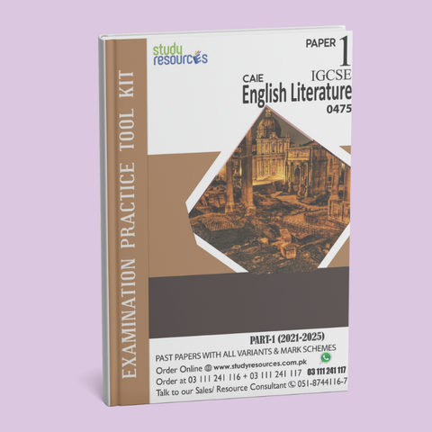 Cambridge IGCSE English Literature (0475) P-1 Past Papers Part-1 (2021-2025)