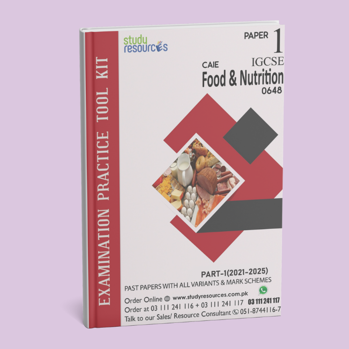 Cambridge IGCSE Food and Nutrition (0648) P-1 Past Papers Part-1 (2021-2025)