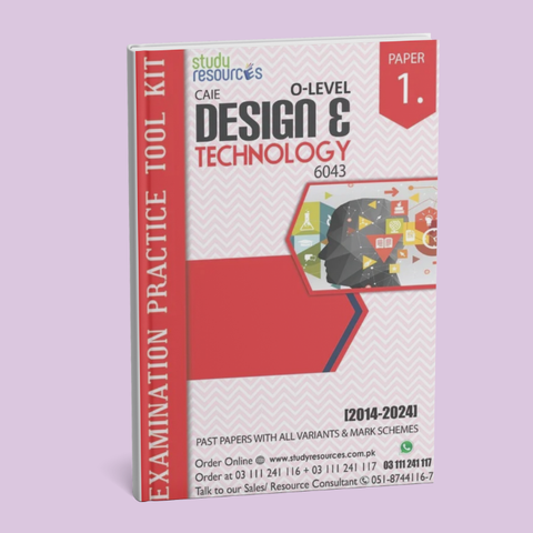 Cambridge O-Level Design & Technology (6043) P-1 Past Papers Part-1 (2014-2024)