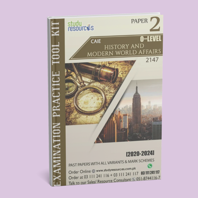 Cambridge O-Level History & MWA (2147) P-2 Past Papers (2020-2024) - Study Resources